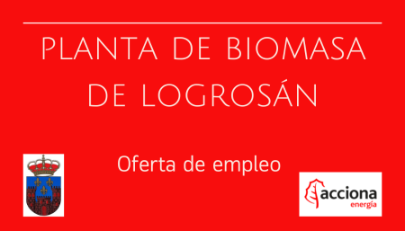 Imagen Planta Biomasa. Oferta de Empleo: Encofradores.