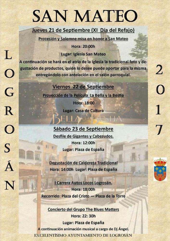 Imagen Programación 'SAN MATEO 2017'