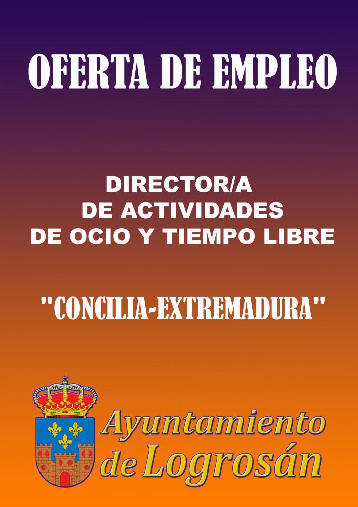 Imagen OFERTA DE EMPLEO. DIRECTOR/A DE OCIO Y TIEMPO LIBRE